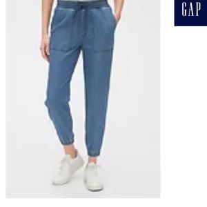 Gap denim joggers